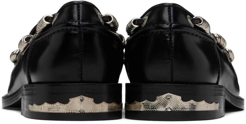 Toga Virilis Black O-ring Loafers