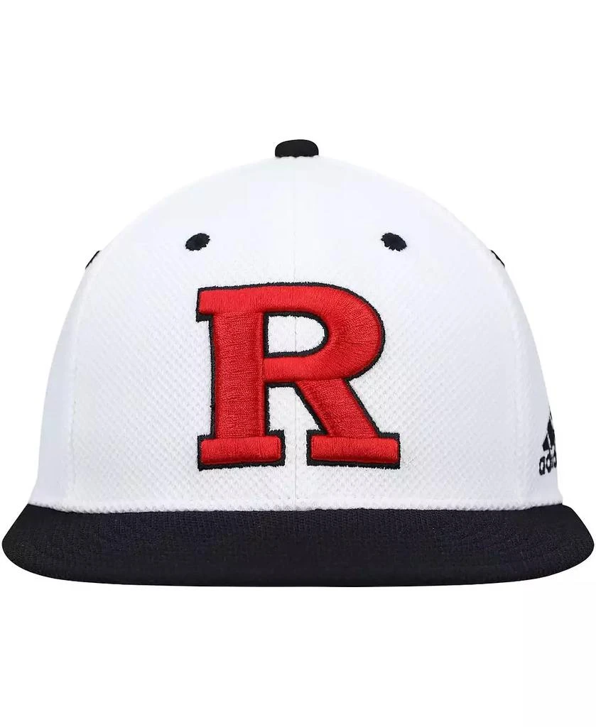 Adidas Men's White Rutgers Scarlet Knights On-Field Baseball Fitted Hat 4