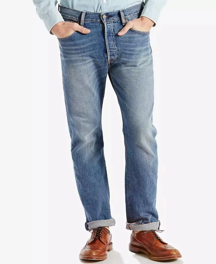 preivew Men's 501® Original Fit Button Fly Stretch Jeans color