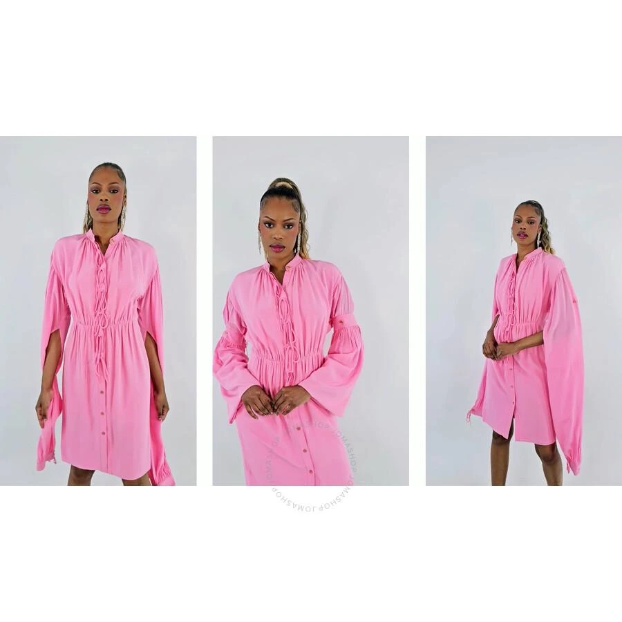 Burberry Ladies Bubblegum Pink Joyce Silk Dress 1