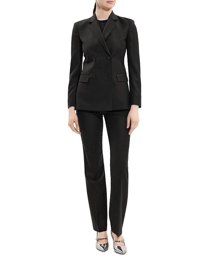 Theory Wool Slim Double Breasted Blazer 2