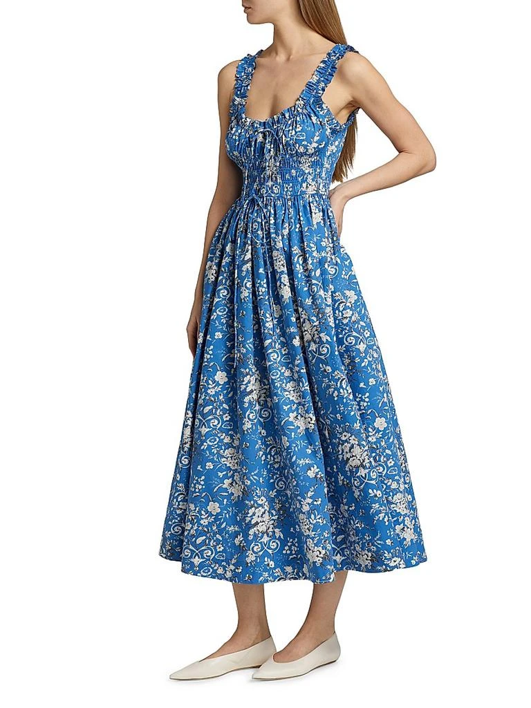 DÔEN Emmaretta Floral Cotton Cocktail Dress 4