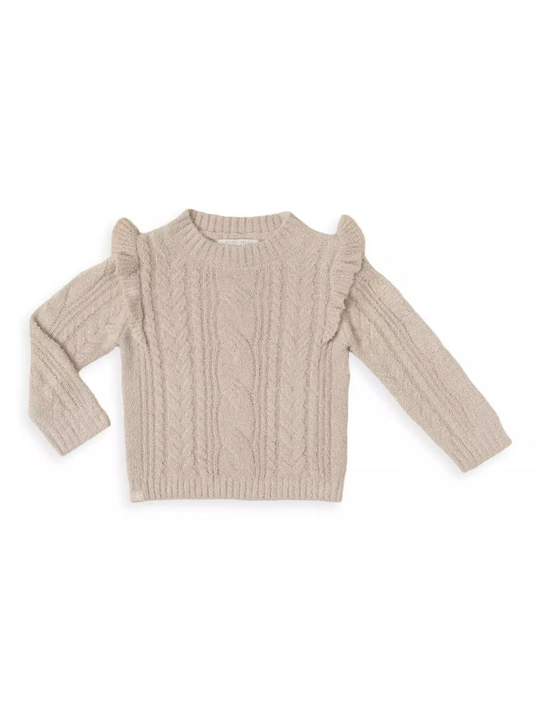 Barefoot Dreams Little Girl's Cozychic Ultra Lite® Crewneck Pullover 1