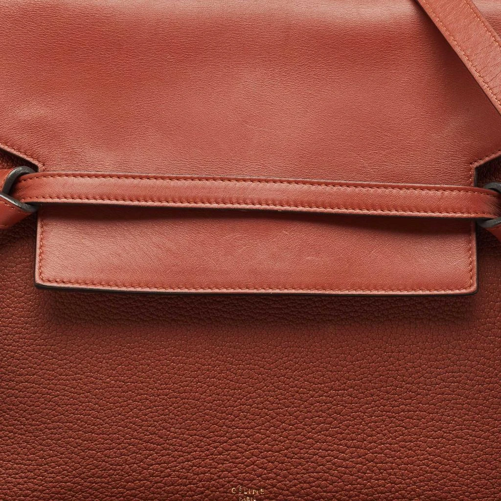 Celine Celine Brown Leather Mini Belt Top Handle Bag 5