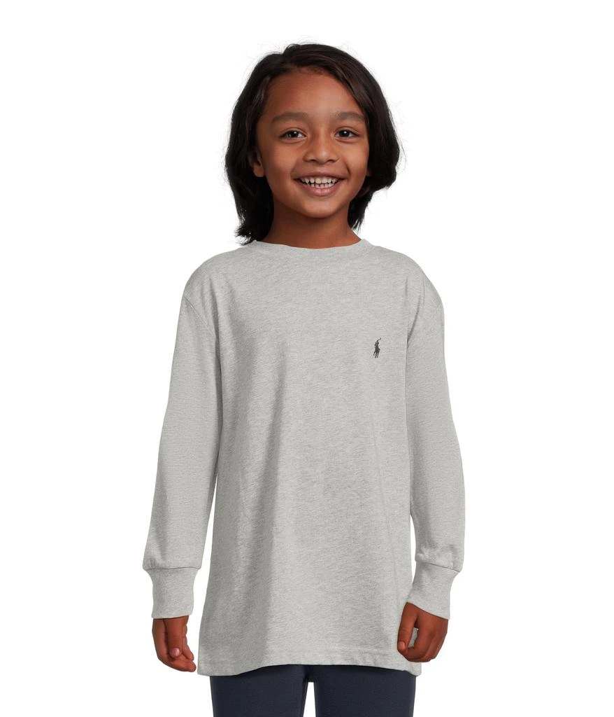 Ralph Lauren Cotton Jersey Long Sleeve Tee (Big Kids) 1