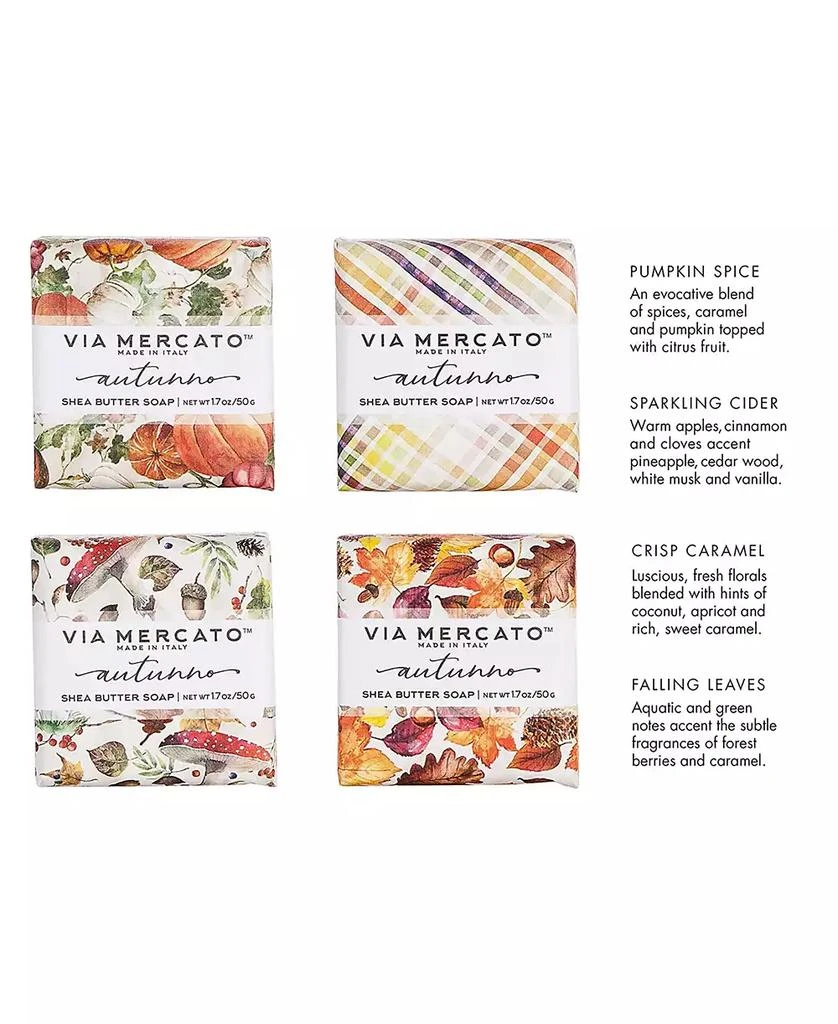 European Soaps Via Mercato Gift Set, 50g Soap Set, 4 Piece 3