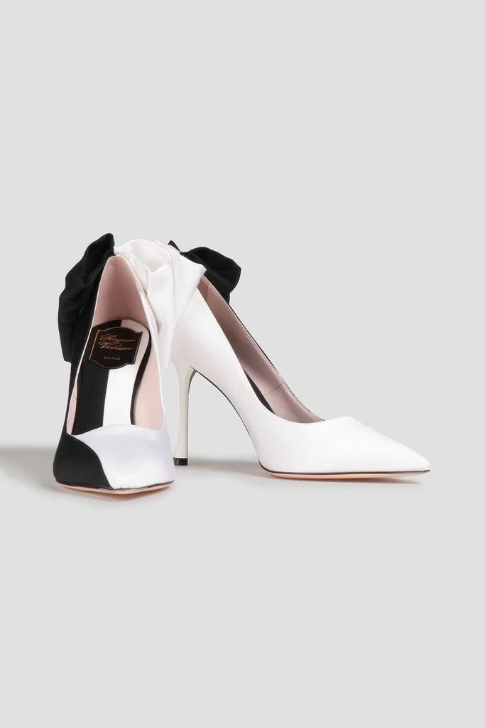 Roger Vivier Bibow bow-embellished two-tone ottoman pumps 3