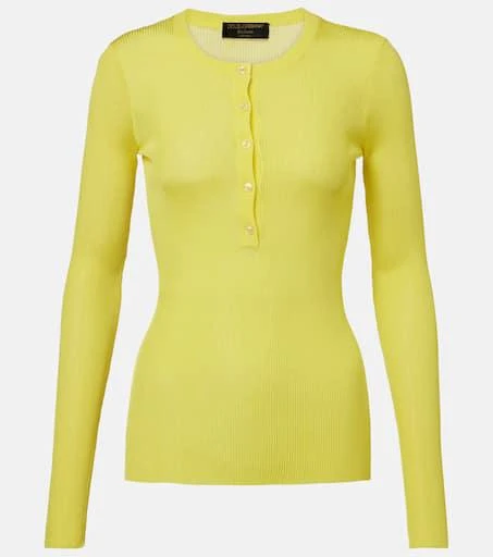 Dolce
Gabbana Ribbed-knit sweater 1