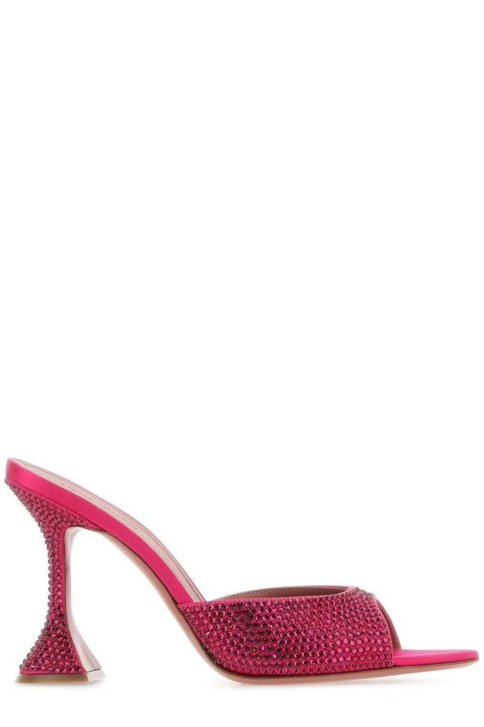 Amina Muaddi Amina Muaddi Caroline Embellished Heeled Sandals 1