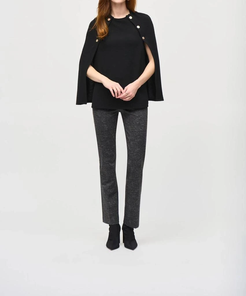 JOSEPH RIBKOFF Joseph Ribkoff - Heavy Knit Houndstooth Print Pull On Pant 3