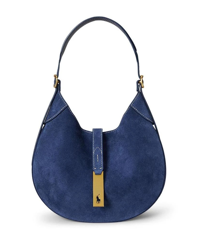 Ralph Lauren Polo ID Suede Small Shoulder Bag 1