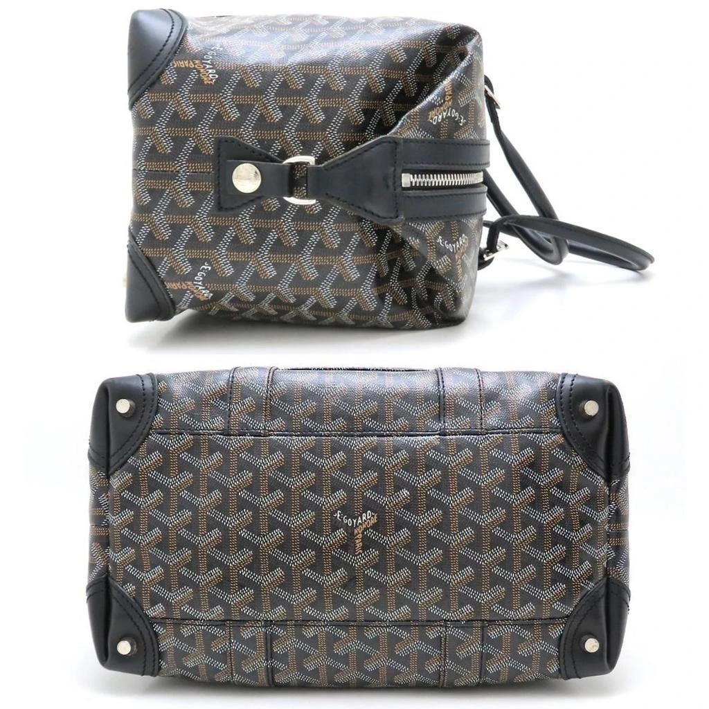 Goyard Coated Canvas Leather Boston Bag Handbag (Pre-Owned) 2