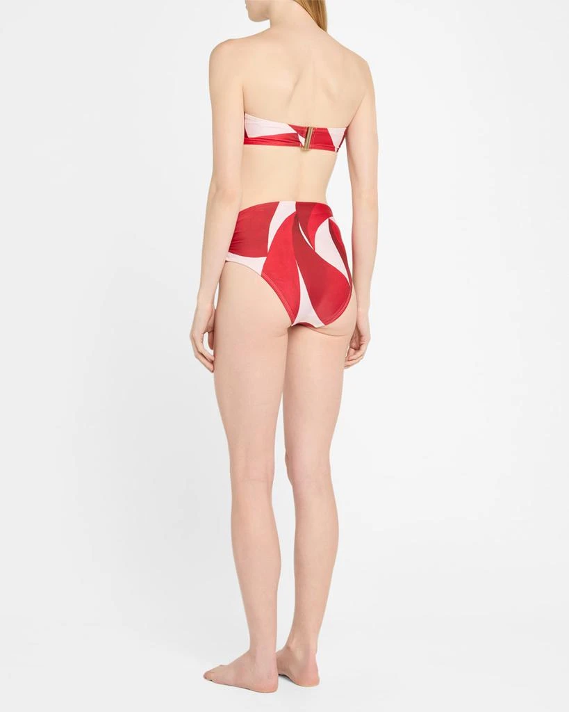 LENNY NIEMEYER Ruched High-Waist Bikini Bottoms 3