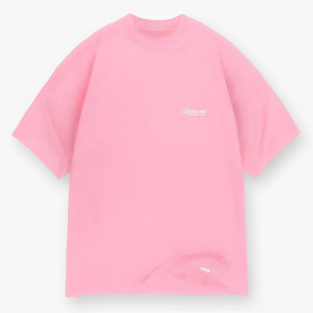 Represent Men's Owners Club Script T-Shirt - Pink 1