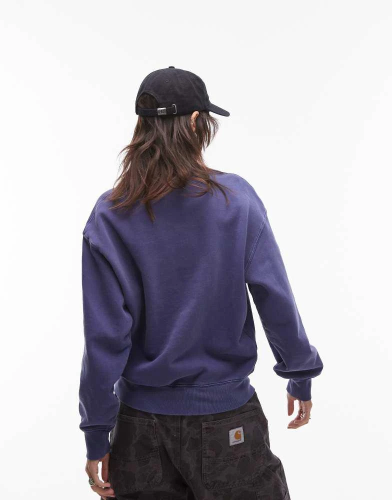 Carhartt WIP Carhartt WIP nelson sweatshirt in purple 2