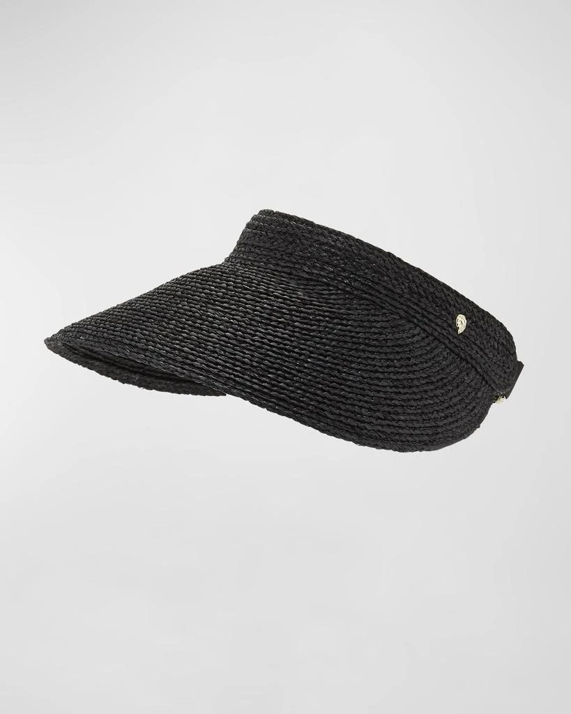 Helen Kaminski Kirsten Raffia Wide-Brim Visor 1