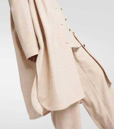 Loro Piana Ryan wool, silk, and cotton coat 5