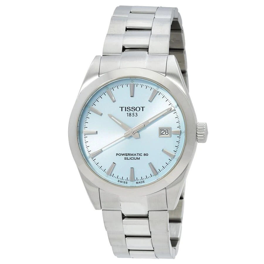 Tissot Gentleman Powermatic 80 Automatic Ice Blue Dial Watch T127.407.11.351.00 1