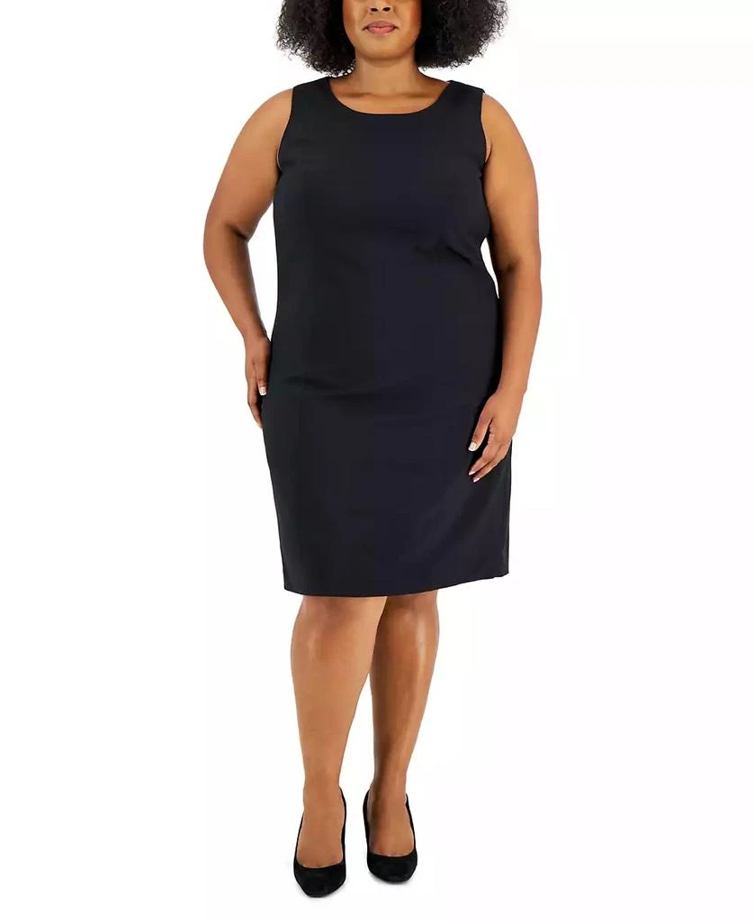 Le Suit Plus Size Topper Jacket 
Sheath Dress Suit Set 4
