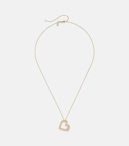 Sydney Evan 14kt gold (585/1000) necklace with diamonds