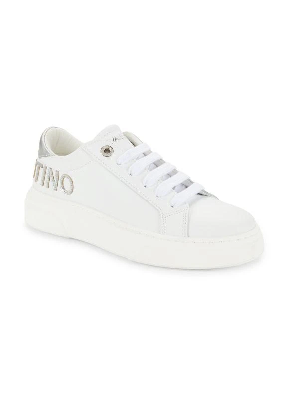 Mario Valentino Alice Logo Leather Platform Sneakers 2
