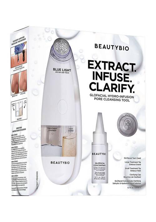 BeautyBio Glofacial Hydro Infusion Pore Cleansing Blue Led Clarifying Tool