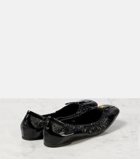 Valentino VLogo Signature patent leather ballet flats 3