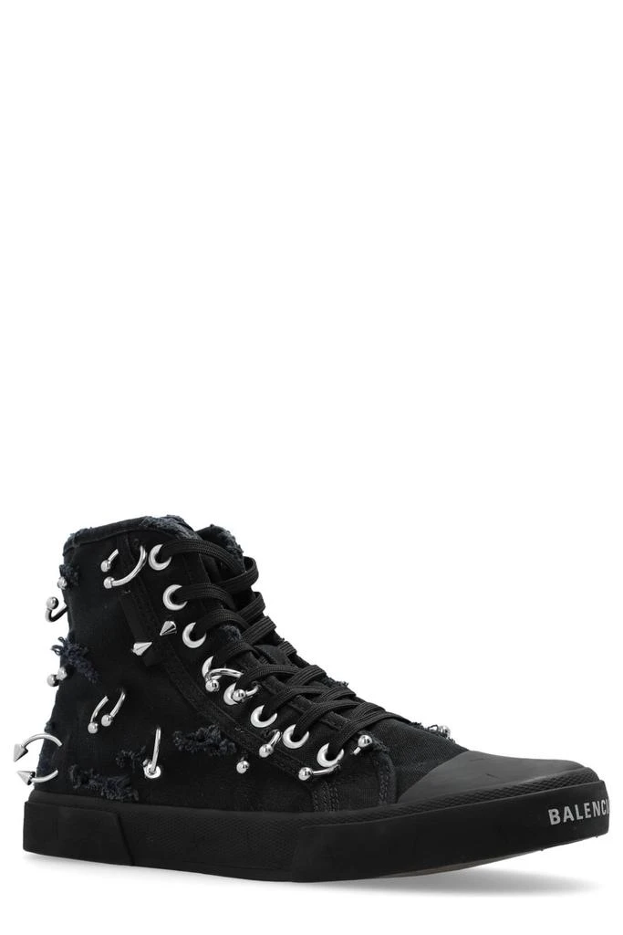 Balenciaga Balenciaga Paris Destroyed High-Top Sneakers 2