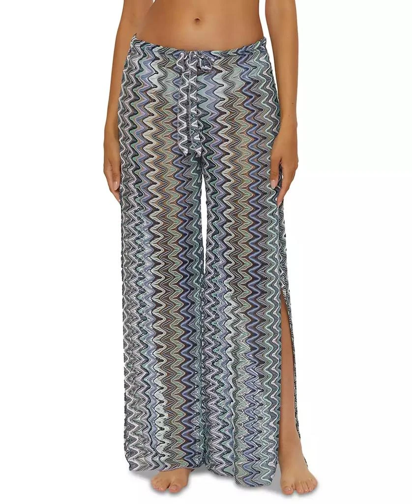 Becca Women's Sundown Crochet Split-Leg Cover-up 3