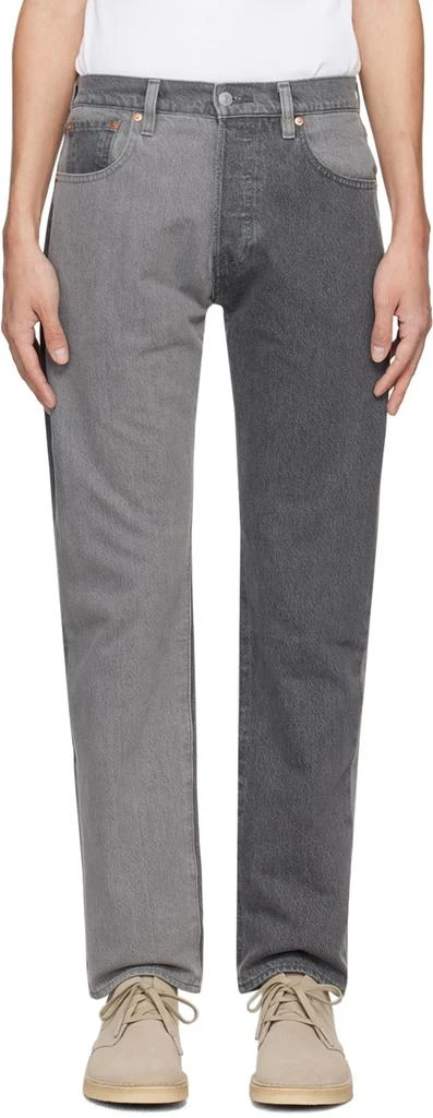Levi's Gray 501 Original Jeans 1