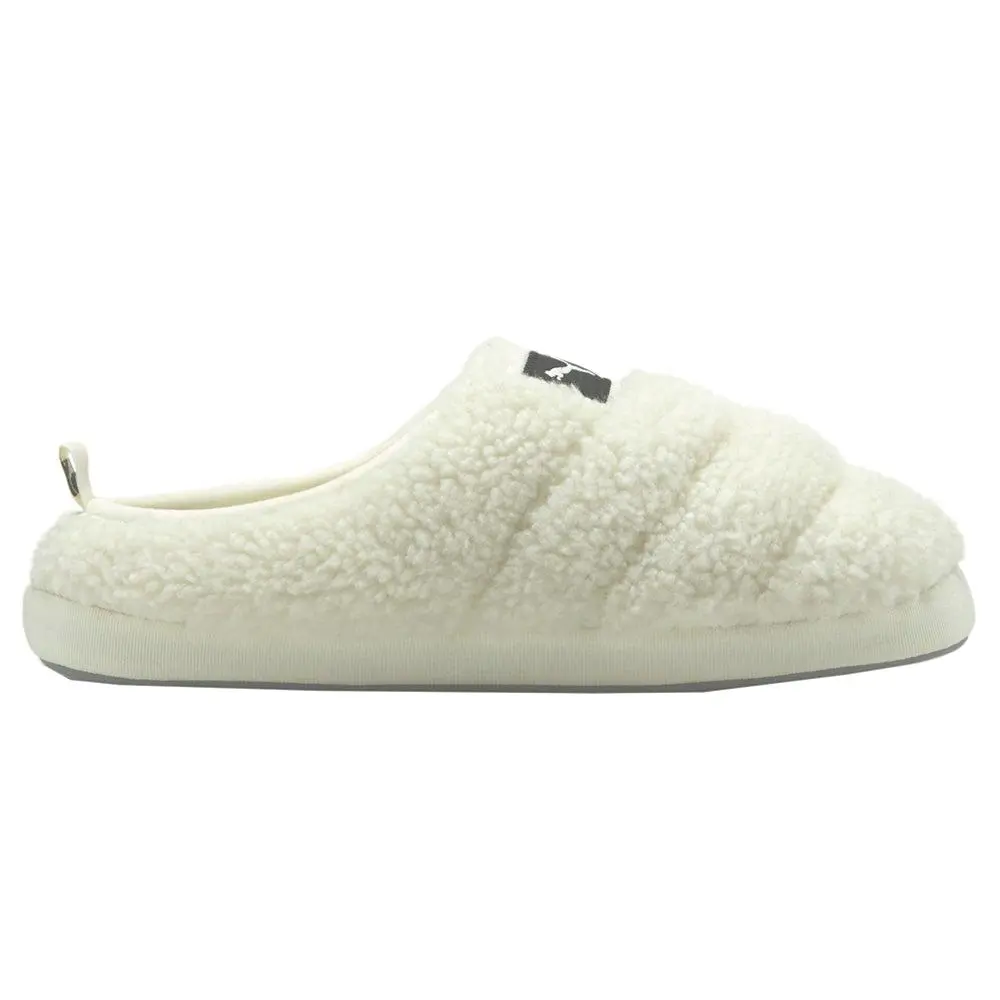 Puma Sherpa Logo Scuff Slippers