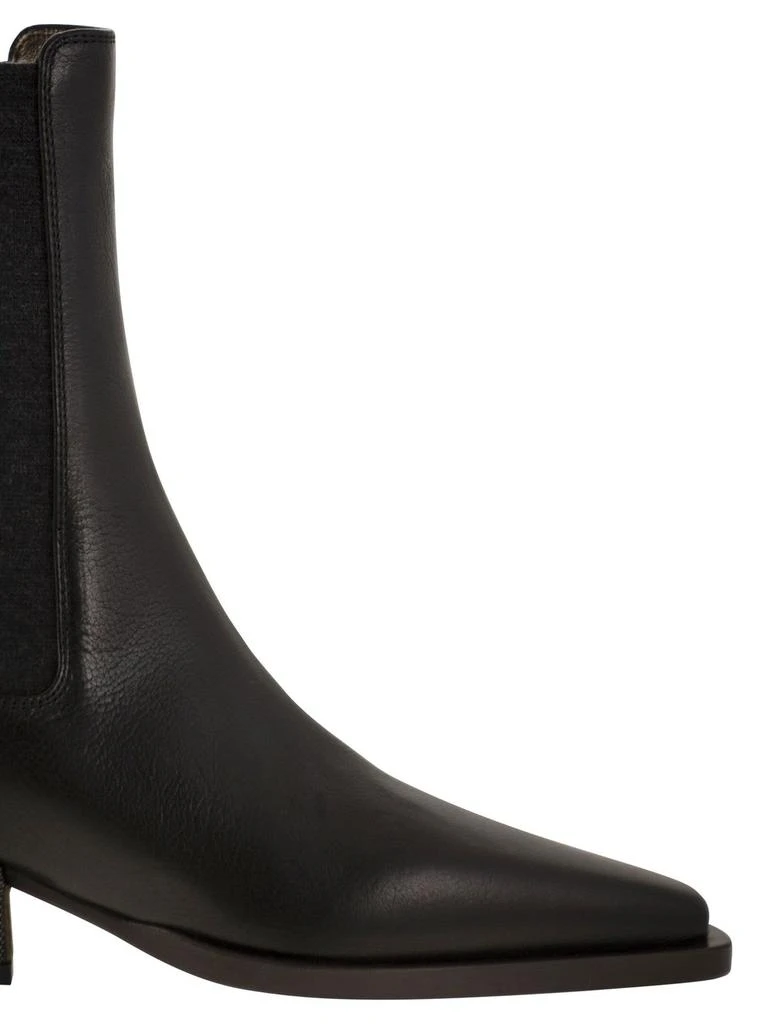 Brunello Cucinelli Brunello Cucinelli Pointed Toe Ankle Boots 6