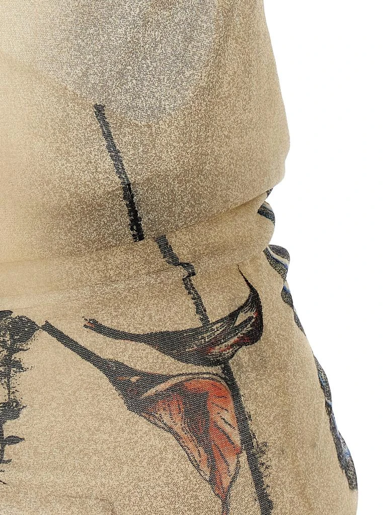 Jean Paul Gaultier Jean Paul Gaultier The Short Tattoo Rose and Bird Dress 4