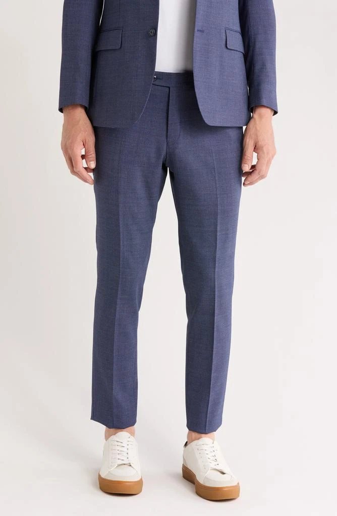 white christmas dresses Slim-Fit Stretch Twill Dress Pant, Medium Grey