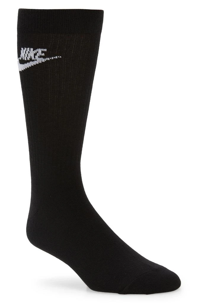 NIKE Sportswear Everyday Essential Assorted 3-Pack Crew Socks 1