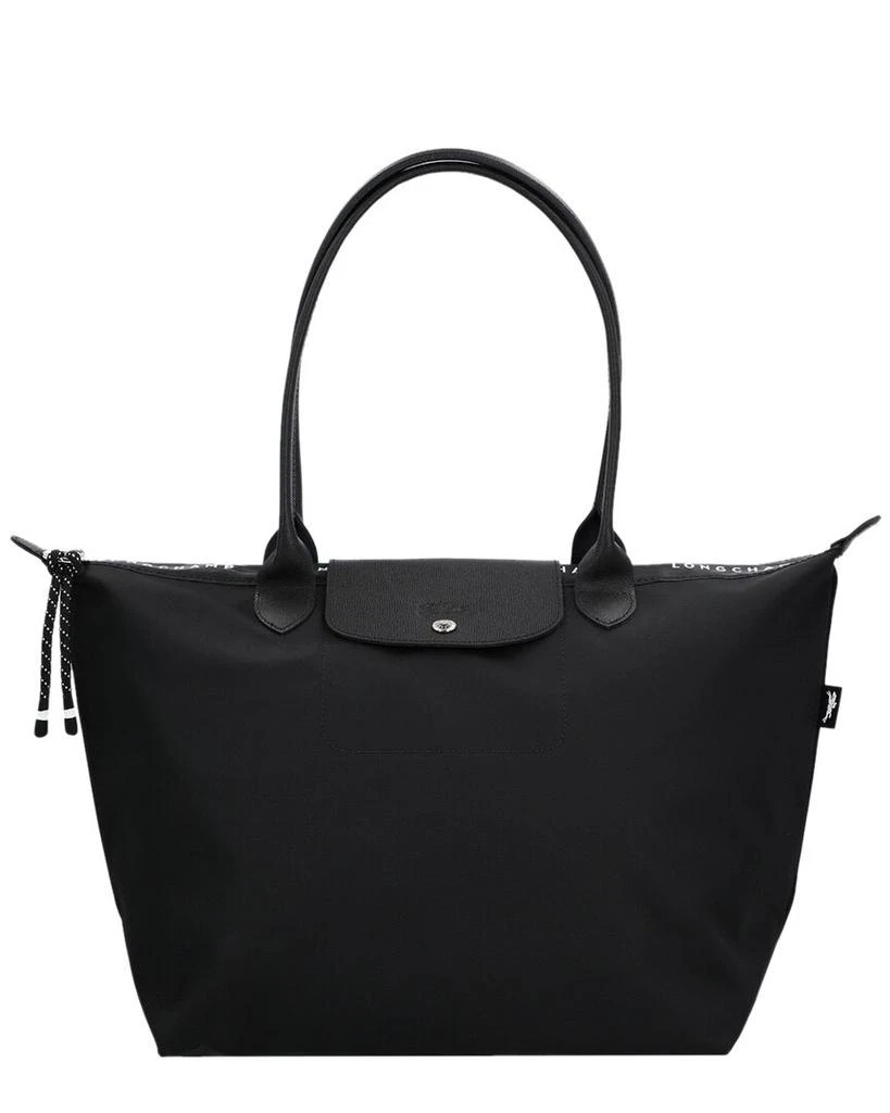 Longchamp Le Pliage Energy Large Canvas & Leather Tote 1