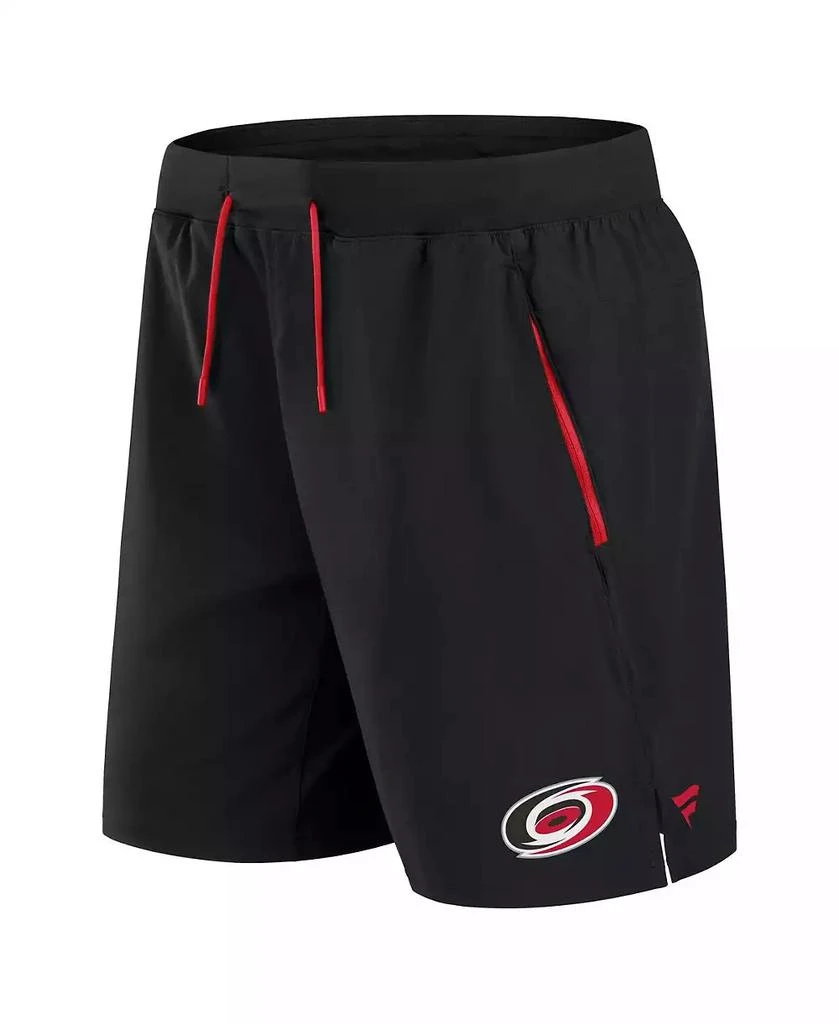 Fanatics Men's Black Carolina Hurricanes Authentic Pro Rink Performance Shorts 3