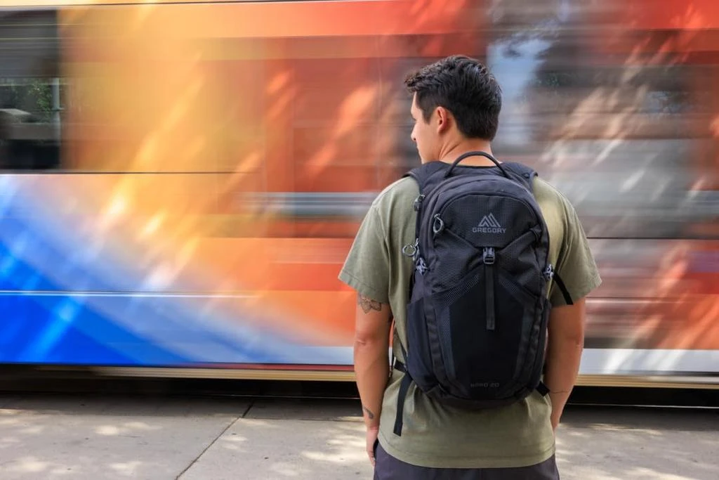 Gregory Gregory Nano 20L Plus Size Unisex Day Hiking/Commuter/Active Travel Backpack, Breathable Backpanel, Hydration Port, Plus Size, Optic Black 5