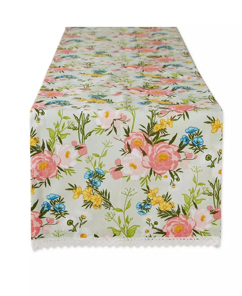 Spring Table Runner 108 Design Imports Spring Bouquet Print Table Runner, 14