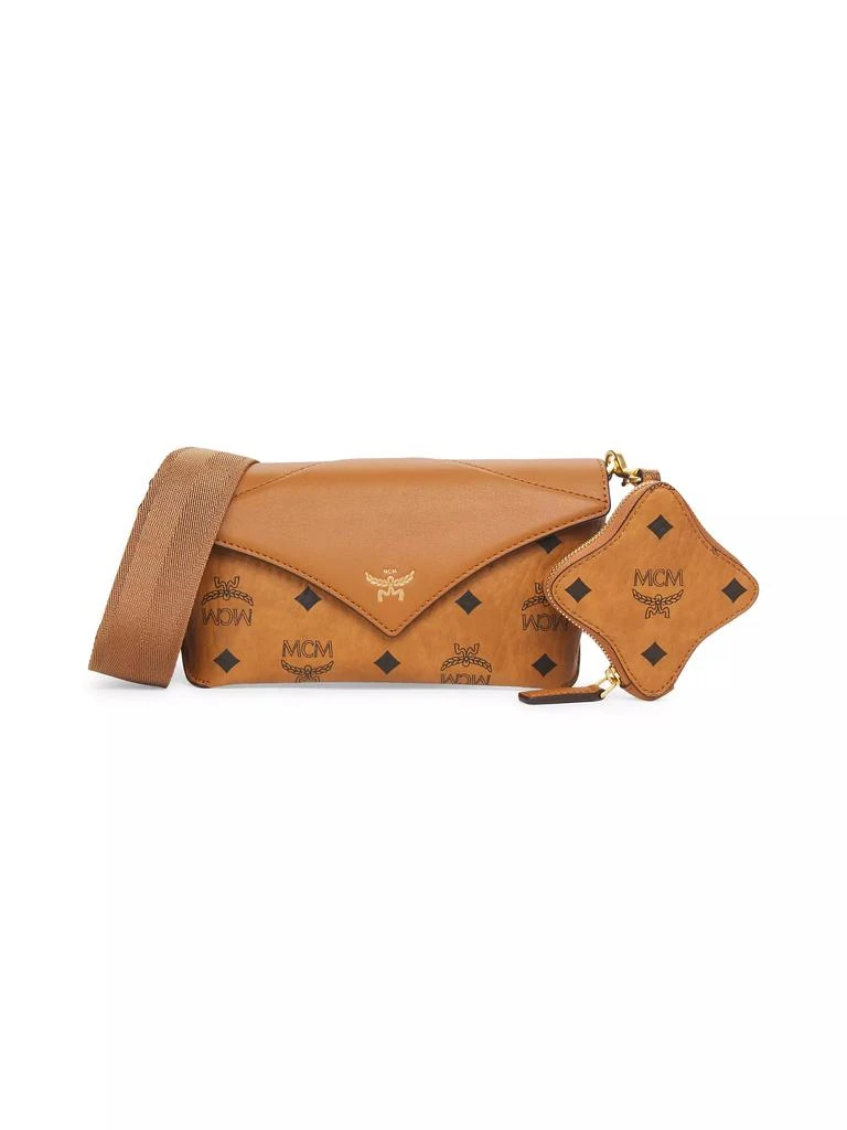 MCM Diamond Visetos Monogram Canvas Pouch 1