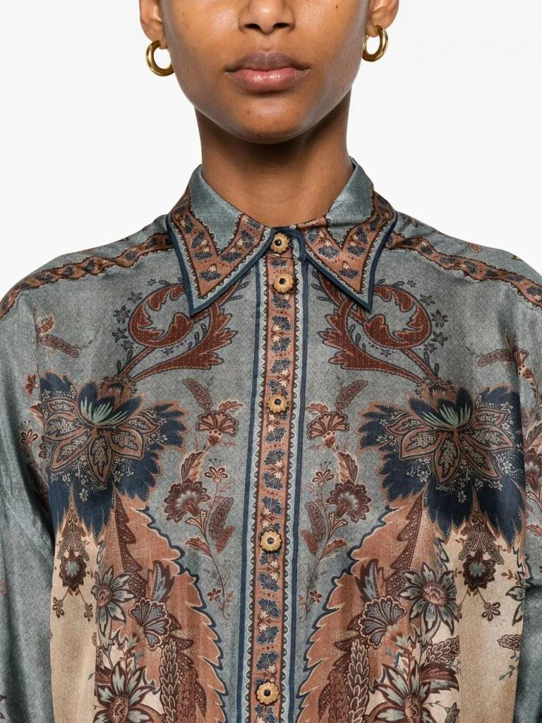 Zimmermann ASCENSION MANSTYLE SILK SHIRT 3