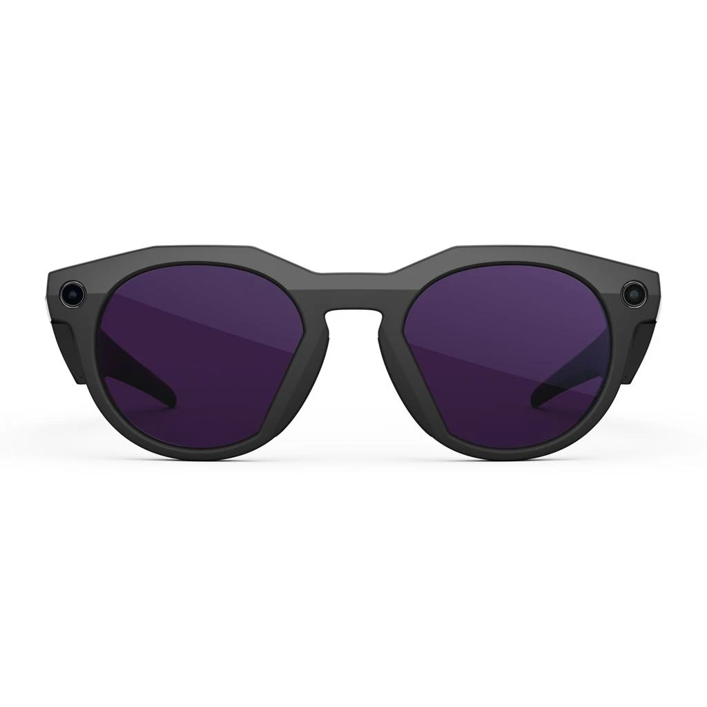 Meta Oakley Meta HSTN with Meta AI, Audio, Photo, Video Compatibility, Black Frame, Clear to Amethysts Transitions Lenses 2