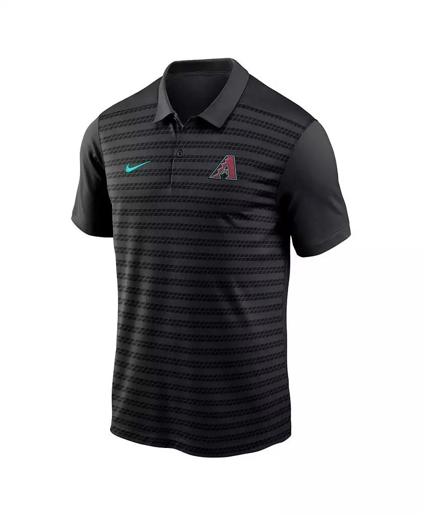 NIKE Men's Black Arizona Diamondbacks Authentic Collection Victory Performance Polo Shirt 3