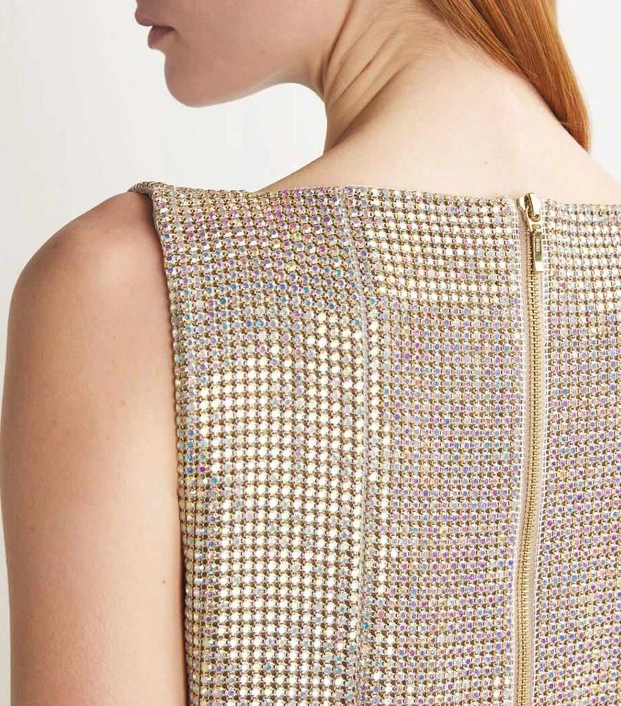 RACHEL GILBERT Crystal Embellished Thora Mini Dress 4