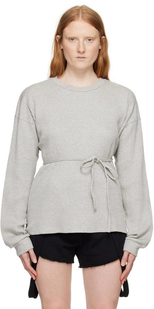 Baserange Gray Shaw Long Sleeve T-Shirt 1