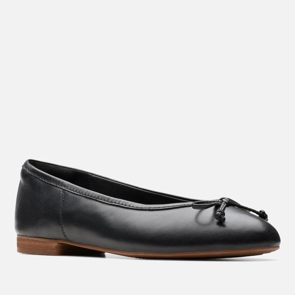 Clarks CLARKS WOMEN'S FAWNA LILY LEATHER BALLET FLATS 2