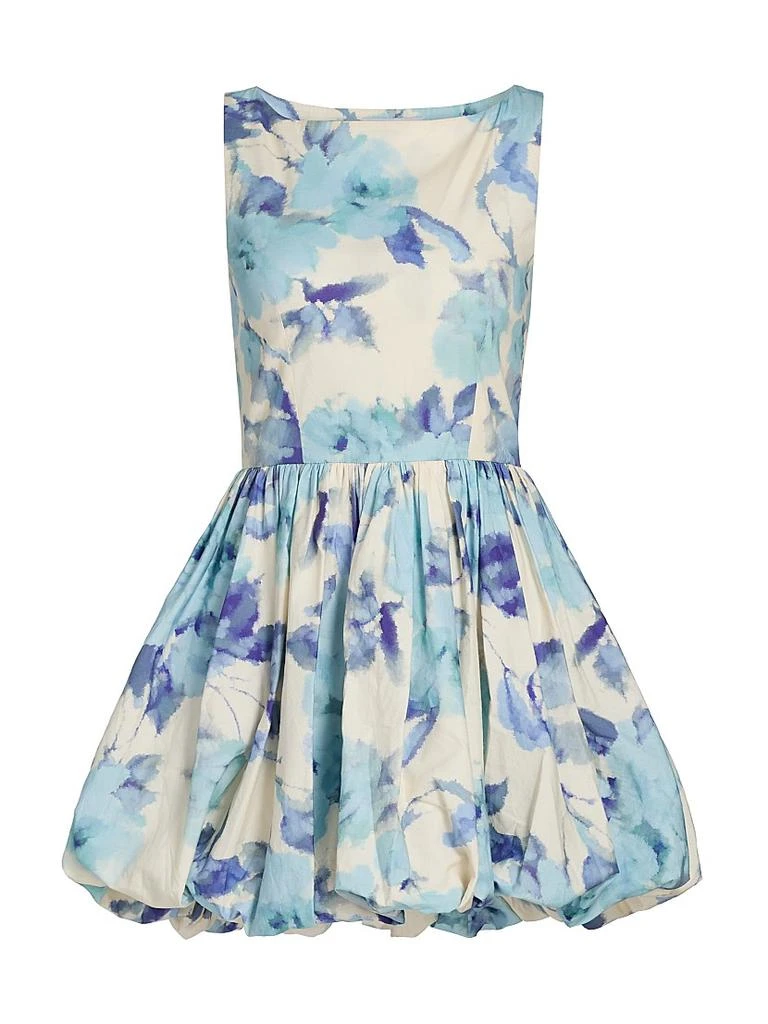 Azeeza Ananya Satin Cotton-Blend Bubble Minidress 1