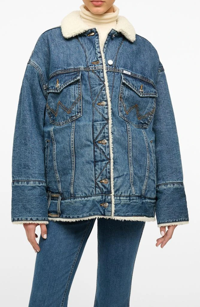 Staud + Wrangler The Biggest Jean Jacket 1