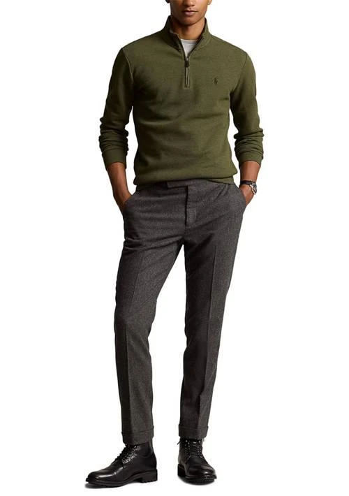 Ralph Lauren Ralph Lauren Double Knit Mesh Quarter Zip Pullover Sweatshirt 3