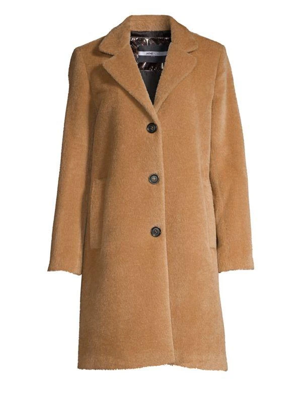 Jane Post Single-Breasted Alpaca & Wool Boy Coat 5